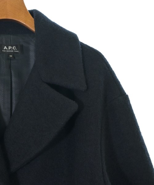A.P.C.（アーペーセー）チェスターコート 紺 サイズ:38(M位) レディース/2200653091013