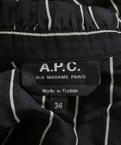 A.P.C.（アーペーセー）ブラウス 紺 サイズ:34(XS位) レディース/2200705097178