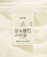 A.P.C.（アーペーセー）Tシャツ・カットソー 白 サイズ:S レディース/2200708049068