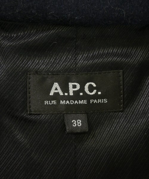 A.P.C.（アーペーセー）ステンカラーコート 紺 サイズ:38(M位) レディース/2200706192025