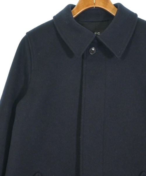 A.P.C.（アーペーセー）ステンカラーコート 紺 サイズ:38(M位) レディース/2200706192025