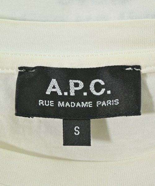 A.P.C.（アーペーセー）Tシャツ・カットソー 白 サイズ:S レディース/2200708732052