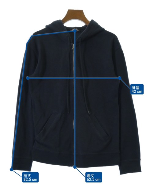 A.P.C.（アーペーセー）パーカー 紺 サイズ:XS レディース/2200709359067