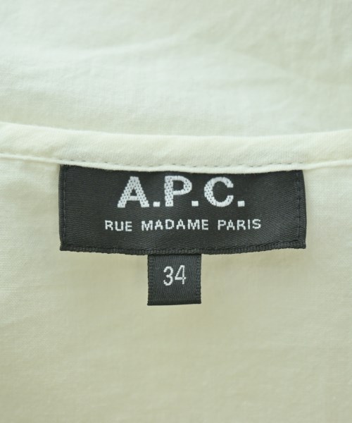 A.P.C.（アーペーセー）カジュアルシャツ 白 サイズ:34(XS位) レディース/2200659390189