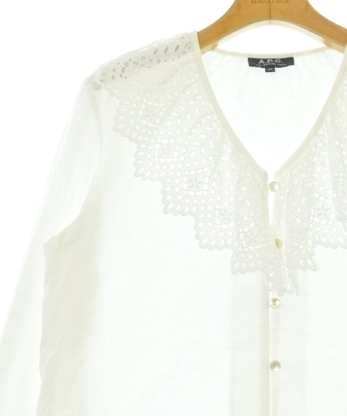 A.P.C.（アーペーセー）カジュアルシャツ 白 サイズ:34(XS位) レディース/2200659390189