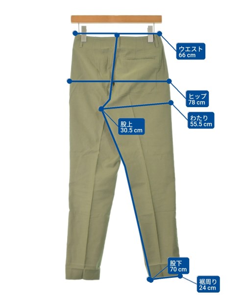 A.P.C.（アーペーセー）チノパン カーキ サイズ:34(XS位) レディース/2200661441152