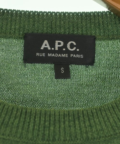 A.P.C.（アーペーセー）ニット・セーター 緑 サイズ:S レディース/2200663526024