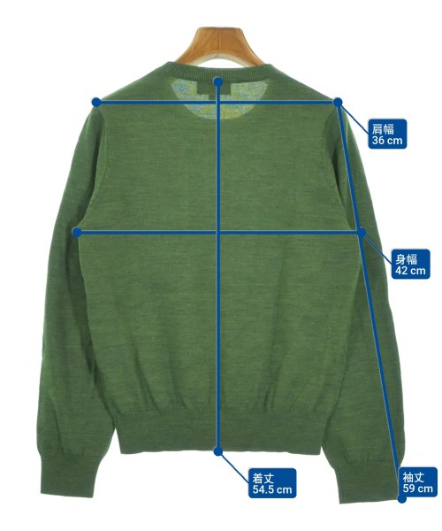 A.P.C.（アーペーセー）ニット・セーター 緑 サイズ:S レディース/2200663526024