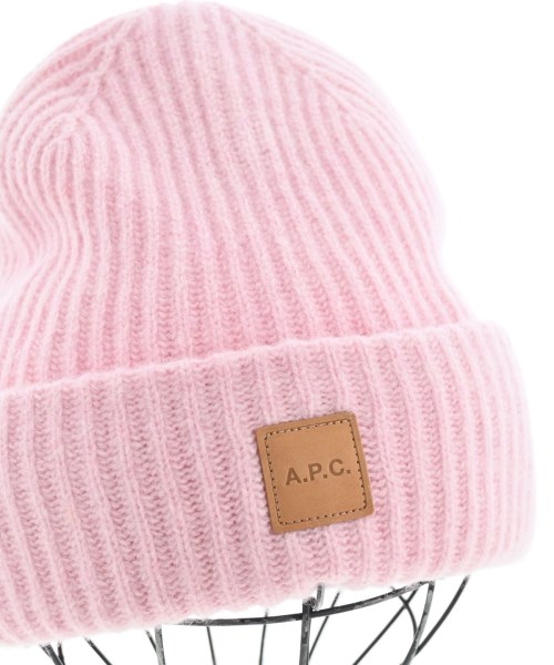 A.P.C.（アーペーセー）ニットキャップ・ビーニー ピンク サイズ:M レディース/2200663526048