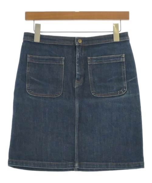 A.P.C.(アーペーセー)ミニスカート 紺 サイズ:36(S位)/2200664311018