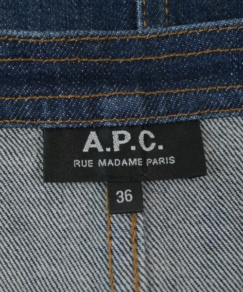 A.P.C.（アーペーセー）ミニスカート 紺 サイズ:36(S位) レディース/2200664311018