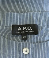 A.P.C.（アーペーセー）カジュアルシャツ 青 サイズ:38(M位) レディース/2200664773076