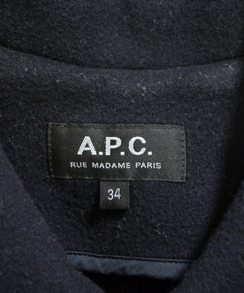 A.P.C.（アーペーセー）ステンカラーコート 黒 サイズ:34(XS位) レディース/2200661485019