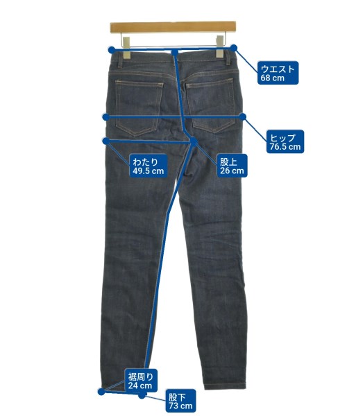 A.P.C.（アーペーセー）デニムパンツ 紺 サイズ:24(S位) レディース/2200662909033