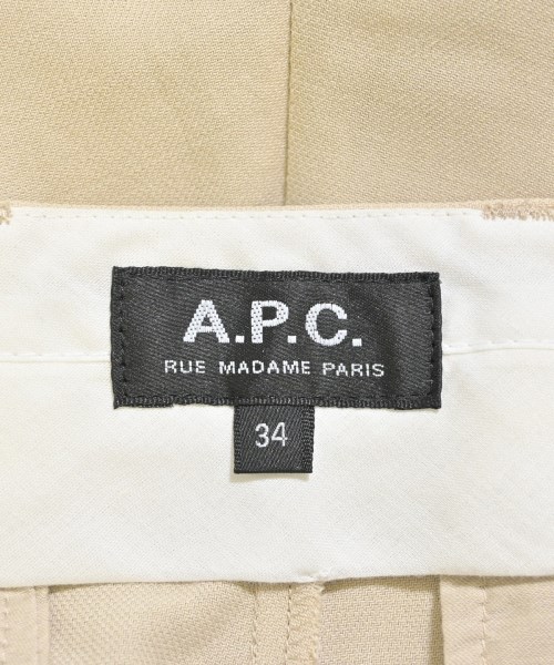 A.P.C.（アーペーセー）スラックス ベージュ サイズ:34(XS位) レディース/2200665831102