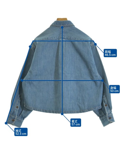 A.P.C.（アーペーセー）カジュアルシャツ 青 サイズ:36(S位) レディース/2200665831119