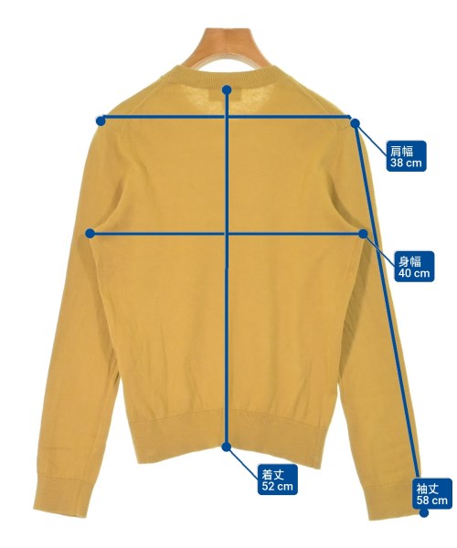 A.P.C.（アーペーセー）ニット・セーター 黄 サイズ:S レディース/2200663091171
