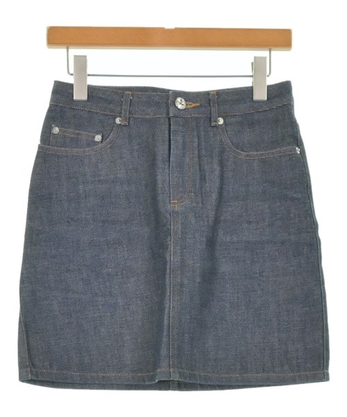 A.P.C.(アーペーセー)ミニスカート 紺 サイズ:34(XS位)/2200664318031