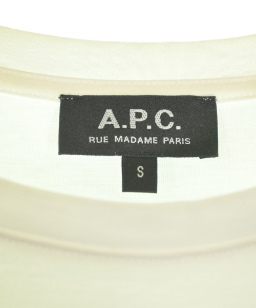 A.P.C.（アーペーセー）Tシャツ・カットソー 白 サイズ:S レディース/2200666386106