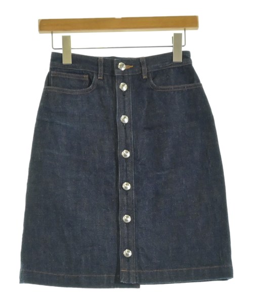 A.P.C.(アーペーセー)ミニスカート 紺 サイズ:34(XS位)/2200667108035