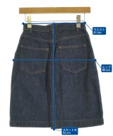 A.P.C.（アーペーセー）ミニスカート 紺 サイズ:34(XS位) レディース/2200667108035
