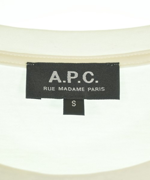 A.P.C.（アーペーセー）Tシャツ・カットソー 白 サイズ:S レディース/2200665129018