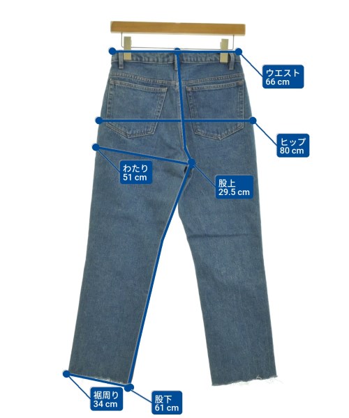 A.P.C.（アーペーセー）デニムパンツ 青 サイズ:25(S位) レディース/2200667464032