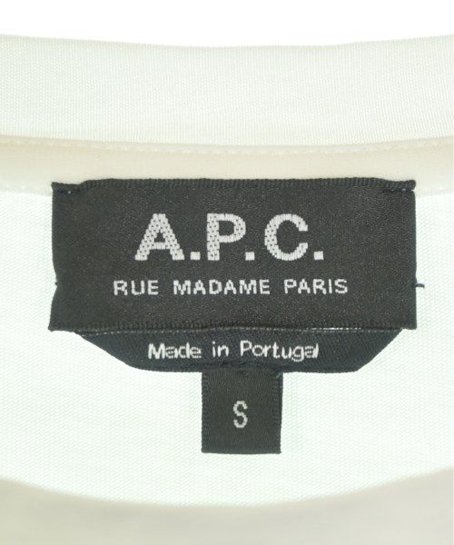 A.P.C.（アーペーセー）Tシャツ・カットソー 白 サイズ:S レディース/2200670471027
