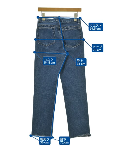 A.P.C.（アーペーセー）デニムパンツ 青 サイズ:26(M位) レディース/2200668594059