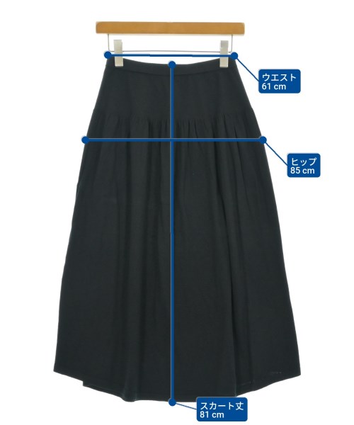 A.P.C.（アーペーセー）ロング・マキシ丈スカート 黒 サイズ:M レディース/2200671181024