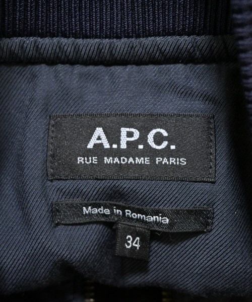 A.P.C.（アーペーセー）ミリタリーブルゾン 紺 サイズ:34(XS位) レディース/2200671475017
