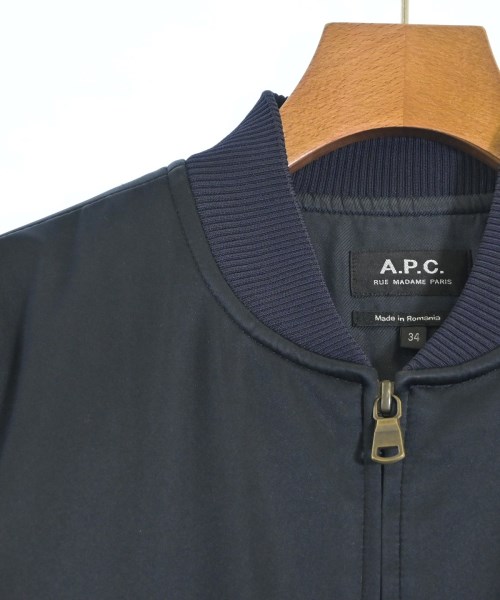A.P.C.（アーペーセー）ミリタリーブルゾン 紺 サイズ:34(XS位) レディース/2200671475017