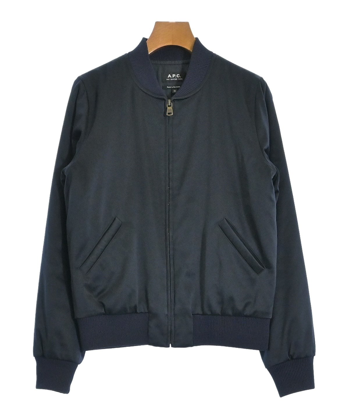 A.P.C.（アーペーセー）ミリタリーブルゾン 紺 サイズ:34(XS位