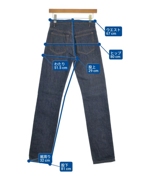 A.P.C.（アーペーセー）デニムパンツ 紺 サイズ:26(M位) レディース/2200668064019