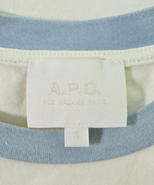 A.P.C.（アーペーセー）Tシャツ・カットソー 白 サイズ:S レディース/2200723414056