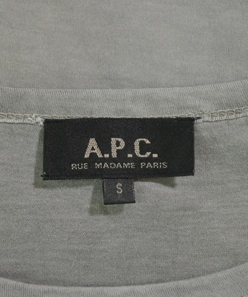 A.P.C.（アーペーセー）Tシャツ・カットソー グレー サイズ:S レディース/2200728594067