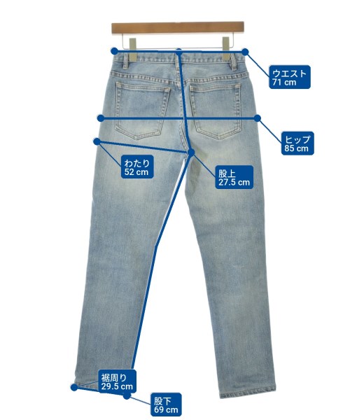 A.P.C.（アーペーセー）デニムパンツ 青 サイズ:27(M位) レディース/2200728594128
