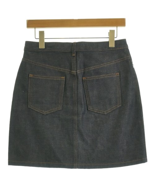 A.P.C.（アーペーセー）ひざ丈スカート 紺 サイズ:36(S位) レディース/2200730555032