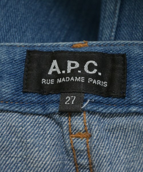 A.P.C.（アーペーセー）デニムパンツ 青 サイズ:27(M位) レディース/2200727371058