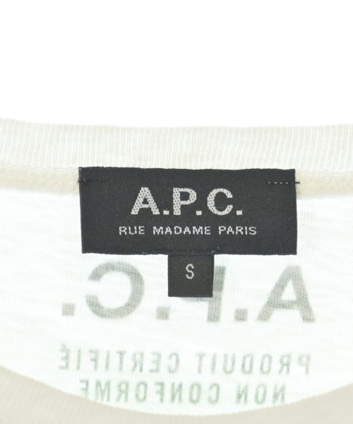 A.P.C.（アーペーセー）Tシャツ・カットソー 白 サイズ:S レディース/2200725654146