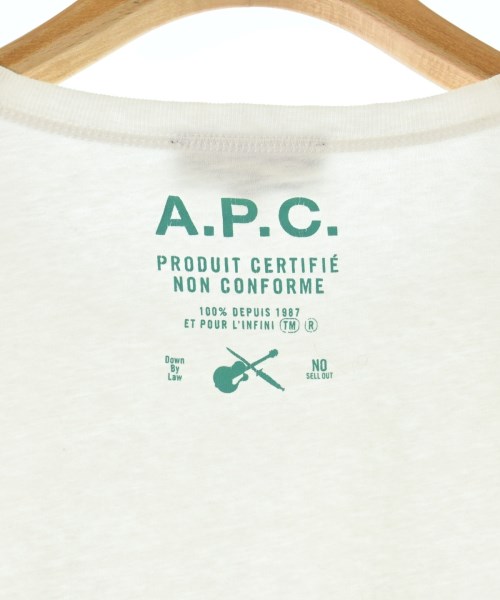 A.P.C.（アーペーセー）Tシャツ・カットソー 白 サイズ:S レディース/2200725654146