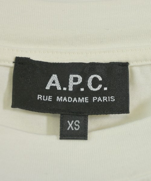 A.P.C.（アーペーセー）Tシャツ・カットソー 白 サイズ:XS レディース/2200730313151