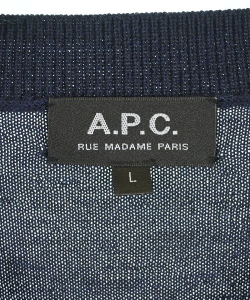A.P.C.（アーペーセー）カーディガン 紺 サイズ:L レディース/2200723765110