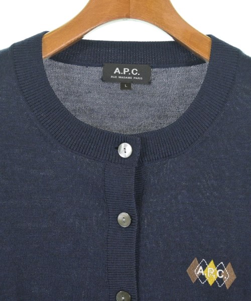 A.P.C.（アーペーセー）カーディガン 紺 サイズ:L レディース/2200723765110