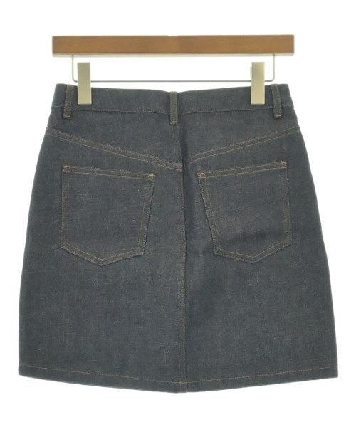 A.P.C.（アーペーセー）ひざ丈スカート 紺 サイズ:34(XS位) レディース/2200719885112