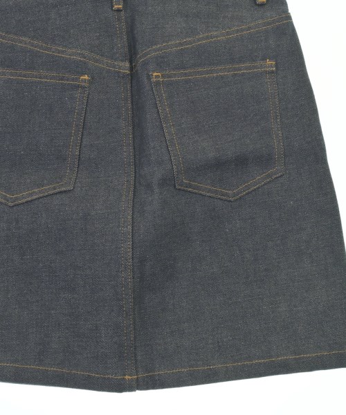 A.P.C.（アーペーセー）ひざ丈スカート 紺 サイズ:34(XS位) レディース/2200719885112