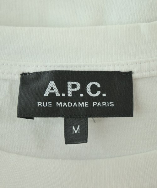 A.P.C.（アーペーセー）Tシャツ・カットソー 白 サイズ:M レディース/2200719914034