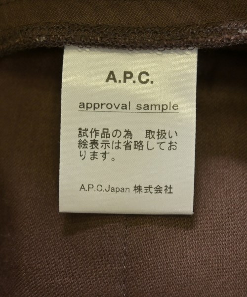 A.P.C.（アーペーセー）スラックス 茶 サイズ:36(S位) レディース/2200718717063