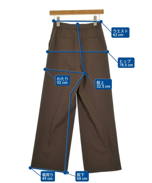 A.P.C.（アーペーセー）スラックス 茶 サイズ:36(S位) レディース/2200718717063