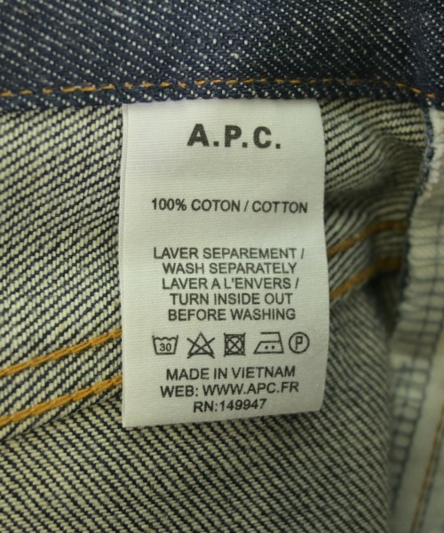 A.P.C.（アーペーセー）ミニスカート 紺 サイズ:34(XS位) レディース/2200721584102